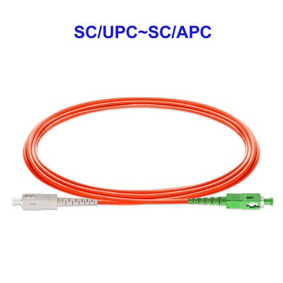 OM1/2 Gigabit Multimode Fiber Optic Cable Single Core SC APC SC UPC