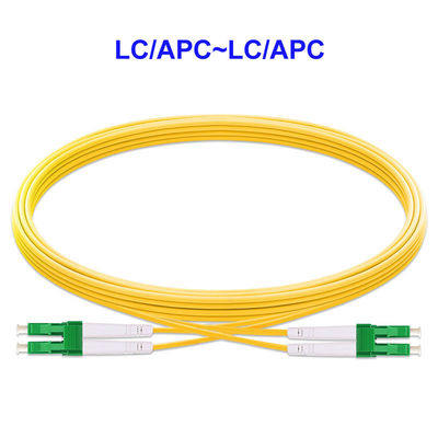 2 Core Single Mode Fiber Optic Cable LC APC LC APC For Ftth