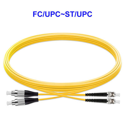 Optical Fiber Cable FC UPC ST UPC Single-Mode Dual-Core Carrier-Grade OS2 Pigtail Customization
