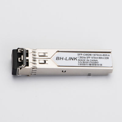 Optical Module CWDM-SFP-1470 Gigabit Single Mode 1.25G80KM Compatible With Huawei Cisco Gigabit Single Mode