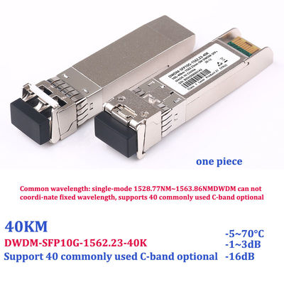 C17-C61 Single Mode 10g Optical Transceiver DWDM Dense Wavelength