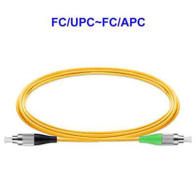 OS2 Optical Fiber Jumper FC UPC To FC APC Single Mode Single Core