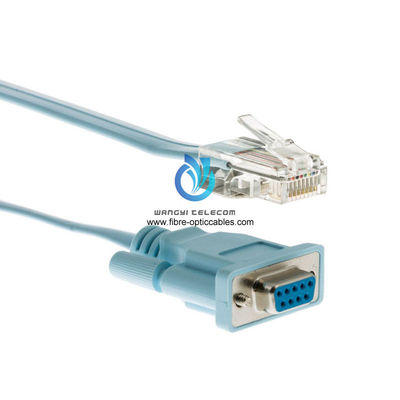 New Network Cable CAB-RJ45-ROLLOVER 6ft Rollover Console Cable DB9 Female to RJ45 Male for Cisco 72-3383-01