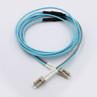 3m 10G Armored Fiber Patch Cord LC To LC Carrier Grade Pigtail