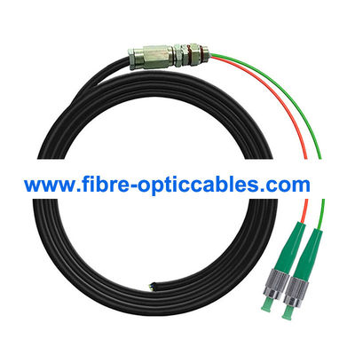 LSHZ Waterproof FC APC Optical Fiber Pigtail Cable SM OS2 2 Core