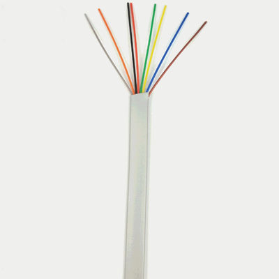 PE Insulation 26AWG 28AWG CAT6A Ethernet Cable 8 Core 0.40mm Strand