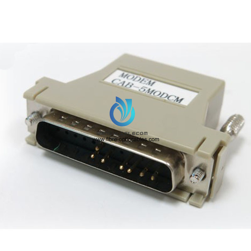CAB-5MODCM Terminal Adapter Connector DB 25pin male to RJ45 female for ...