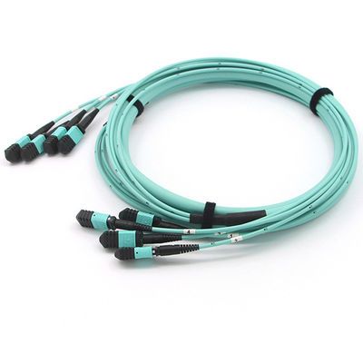 48 Core Multimode OM3 2m MPO Trunk Cable 120N for FTTx