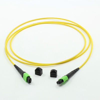 Single Mode 2m MPO Optical Cable 12 Core Bundled 120N