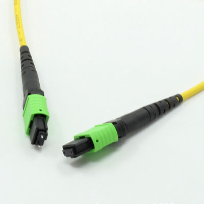 Single Mode 2m MPO Optical Cable 12 Core Bundled 120N