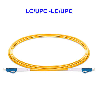 LC UPC LC UPC Single Core Fiber Cable Os2 Fiber Cable OEM ODM Service