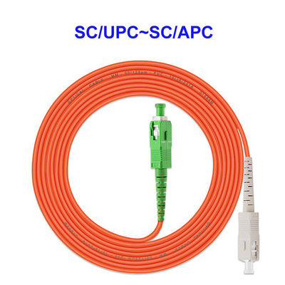 OM1/2 Gigabit Multimode Fiber Optic Cable Single Core SC APC SC UPC