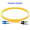 FC UPC SC UPC Single Mode Fiber Optic Cable 2 Core 55dB Return Loss