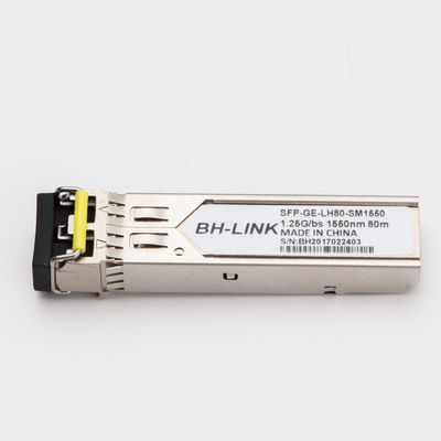 Compatible With Cisco Huawei H3C Ruijie SFP-GE-LH80-SM1550 Optical Module 1.25G 1550nm 80km