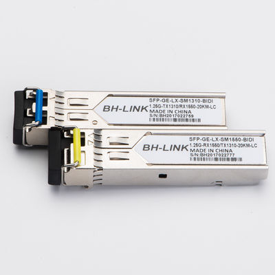 1.25G Sfp Fiber Optic Transceiver , Gigabit Optical Transceiver Compatible With H3C Huawei