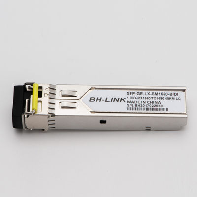 Bidirectional Fiber Optic Transceiver Compatible With Huawei SFP-GE-LH40-SM1550/1490