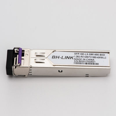 Bidirectional Fiber Optic Transceiver Compatible With Huawei SFP-GE-LH40-SM1550/1490