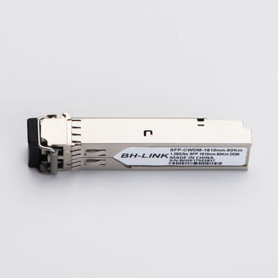 Wavelength Division Optical Module CWDM-SFP-1610 Gigabit Single Mode 1.25G 80KM Compatible with Huawei Cisco Custom