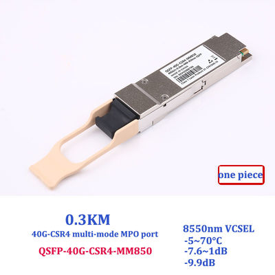 QSFP+ 40G Gigabit Fiber Transceiver MPO LC Port LR4 Compatible With Huawei H3C