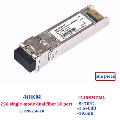 Dual Fiber 25g Sfp28 Transceiver , Lc Sfp Module Compatible With Huawei H3C