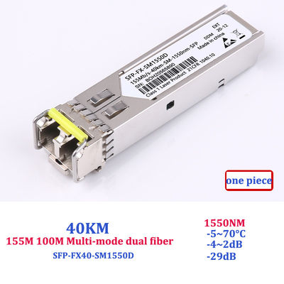 100M 155M Multimode Dual Fiber Optical Module Compatible With Huawei H3C Switch