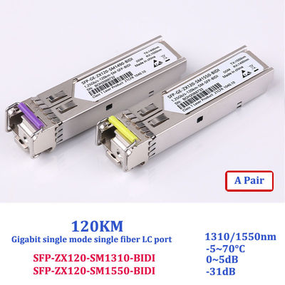 Sfp Lc Single Mode 1.25G Gigabit Transceiver Module Compatible With H3C