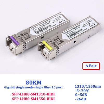 Sfp Lc Single Mode 1.25G Gigabit Transceiver Module Compatible With H3C