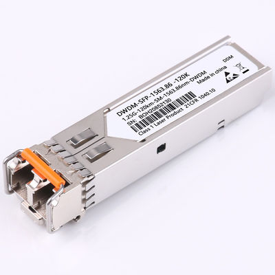 1.25G Dwdm Sfp Transceiver , Sfp Single Mode Module 1528.77nm-1563.86nm