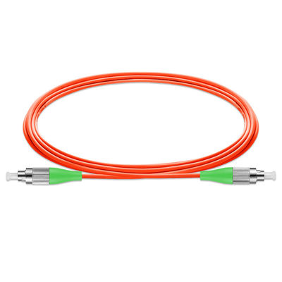 Outdoor Multimode Fiber Optic Cable , FC APC FC APC OM1 OM2 Fiber Patch Cord Single Core