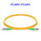 Yellow Fiber Optic Pigtail FC APC FC APC Patch Cord Single Core