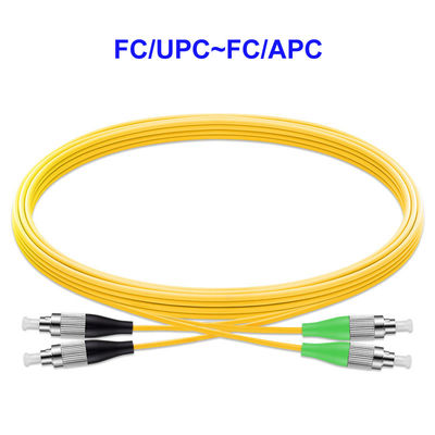 FC UPC FC APC Fiber Optic Pigtail , Single Mode Dual Core Fiber Jumper Cables