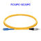 1M 100M Single Mode Fiber Optic Cable , FC UPC SC UPC Single Core Fibre Optic Pigtails