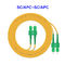 Sc Apc To Sc Apc Patch Cords , OS2 2 Core Outdoor Fiber Optic Cable