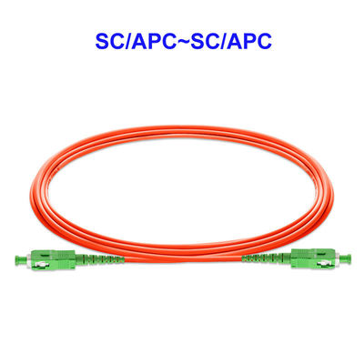 OS2 Multimode Fiber Optic Cable 1 Core SC APC SC APC For Communication