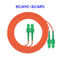 2 Core Multimode Fiber Optic Cable SC APC To SC APC Fiber Patch Cord