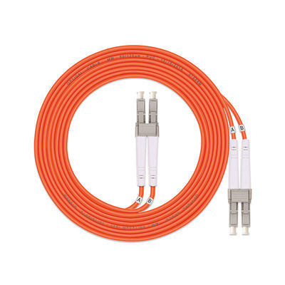 LC UPC LC UPC Multimode Fiber Optic Cable Duplex 2 Core 0.9mm 2.0mm 3.0mm