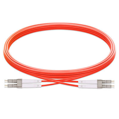 LC UPC LC UPC Multimode Fiber Optic Cable Duplex 2 Core 0.9mm 2.0mm 3.0mm