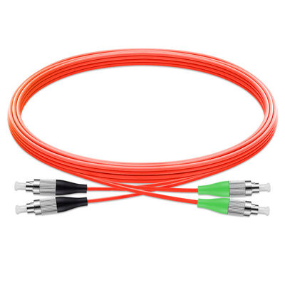 Multimode Fc To Fc Patch Cord , Duplex Fiber Patch Cord FC APC FC UPC