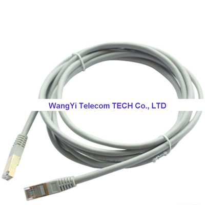 Rj45 Twisted Pair Copper CAT5E Shielded Cable LSZH Oxygen Free