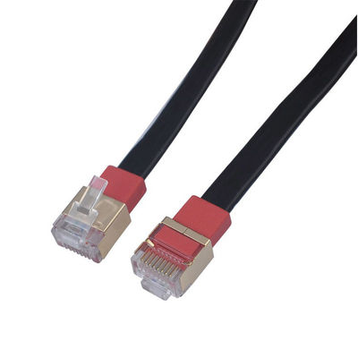 Category 7 10 Gigabit AOC RJ45 Cable CAT7 Copper Shield 30AWG