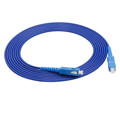 PVC 20m Armored Fiber Optic Patch Cable SC To LC-FC-ST 1310nm