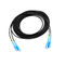 TPU 2450N Armored Fiber Optic Cable LC To SC ST FC 0.2dB