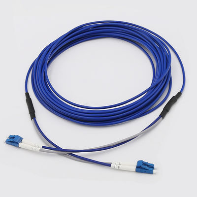 125um 3m Armored Fiber Patch Cable LC ST FC SC Pigtail Anti Mouse