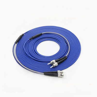 125um 3m Armored Fiber Patch Cable LC ST FC SC Pigtail Anti Mouse