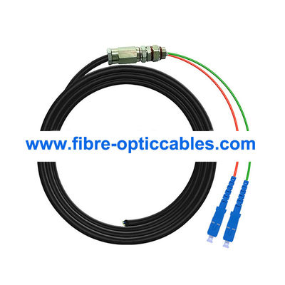 LSZH SM FC UPC Fiber Optic Pigtail 2 Ceramic Core Waterproof