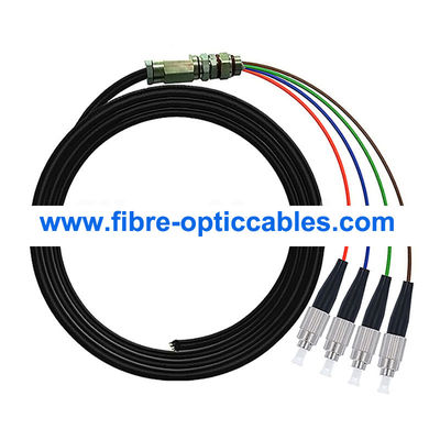 LSZH SM FC UPC Fiber Optic Pigtail 2 Ceramic Core Waterproof