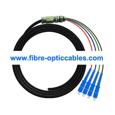 LSZH SM FC UPC Fiber Optic Pigtail 2 Ceramic Core Waterproof