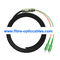 LSHZ Waterproof FC APC Optical Fiber Pigtail Cable SM OS2 2 Core