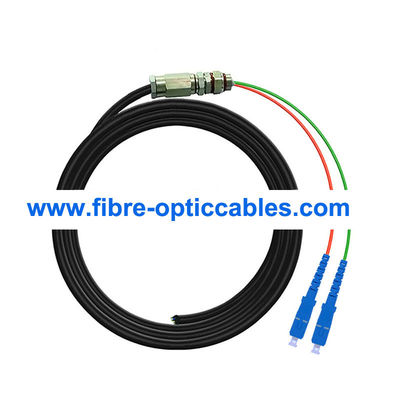 FC UPC 4 Core Waterproof Fiber Optic Cable FC Single Mode