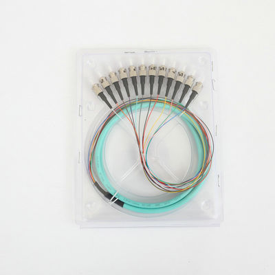 FC ST 12 Core Ftth Fiber Optic Cable SC UPC 10G Optical Cable
